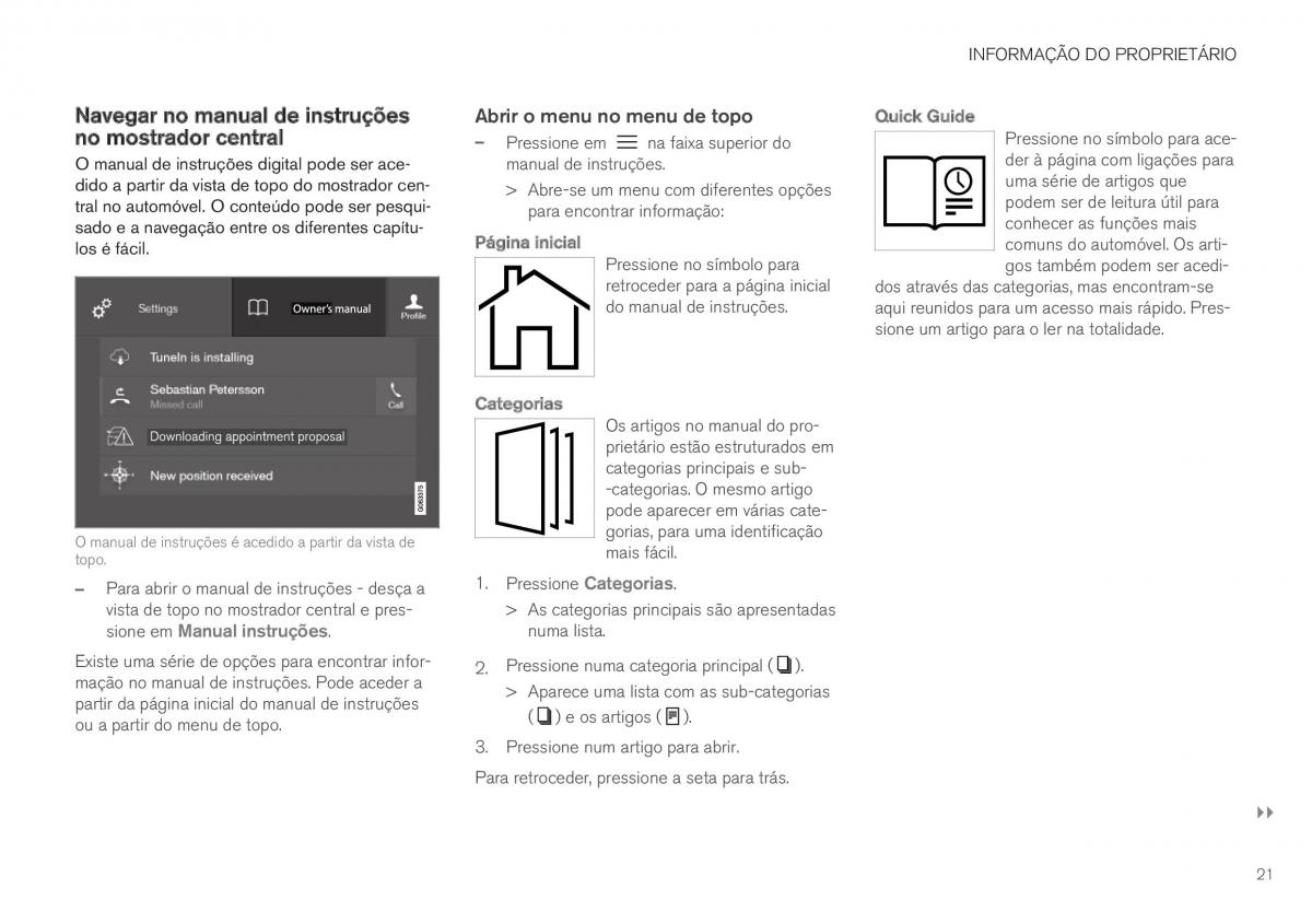 Volvo XC40 manual del propietario / page 23