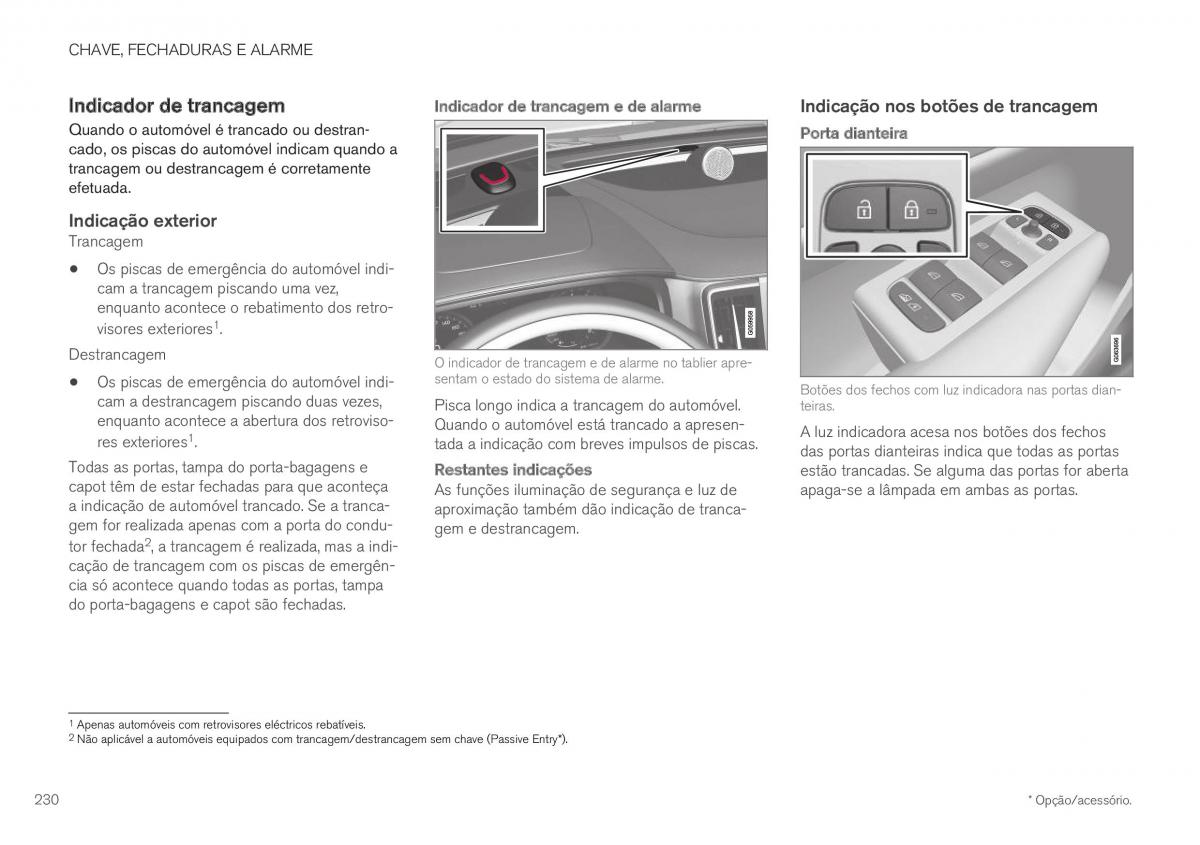 Volvo XC40 manual del propietario / page 232