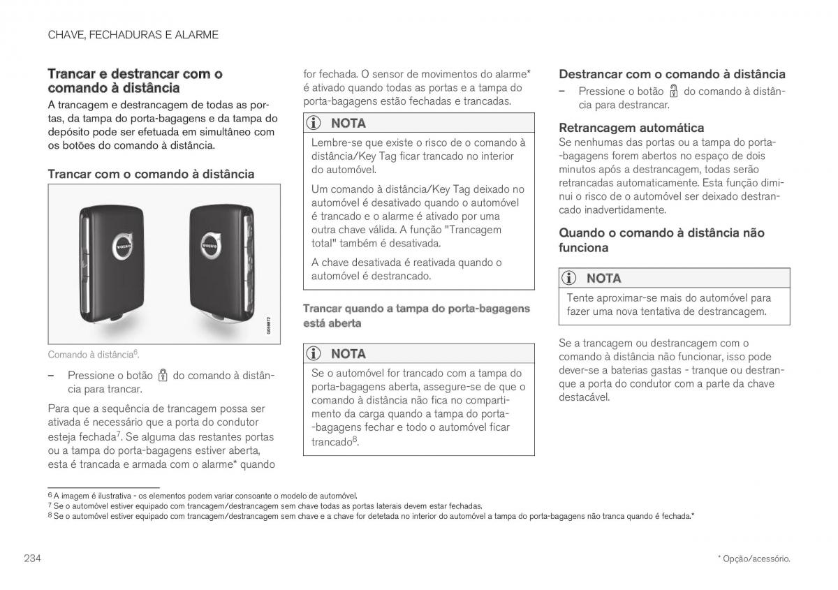 Volvo XC40 manual del propietario / page 236