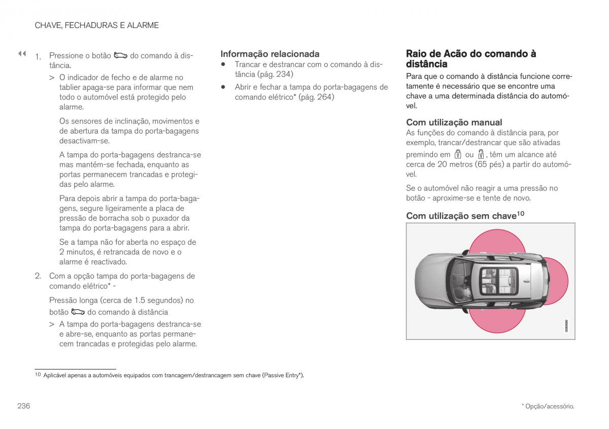 Volvo XC40 manual del propietario / page 238