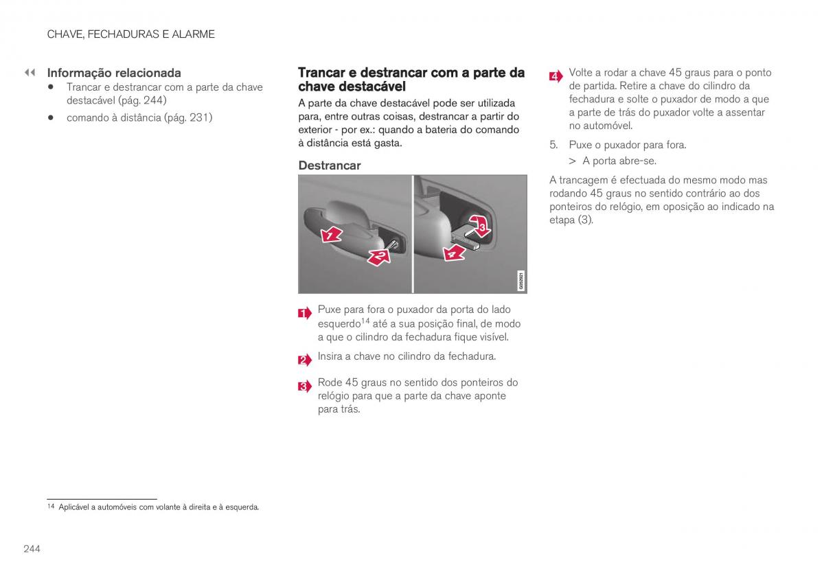 Volvo XC40 manual del propietario / page 246