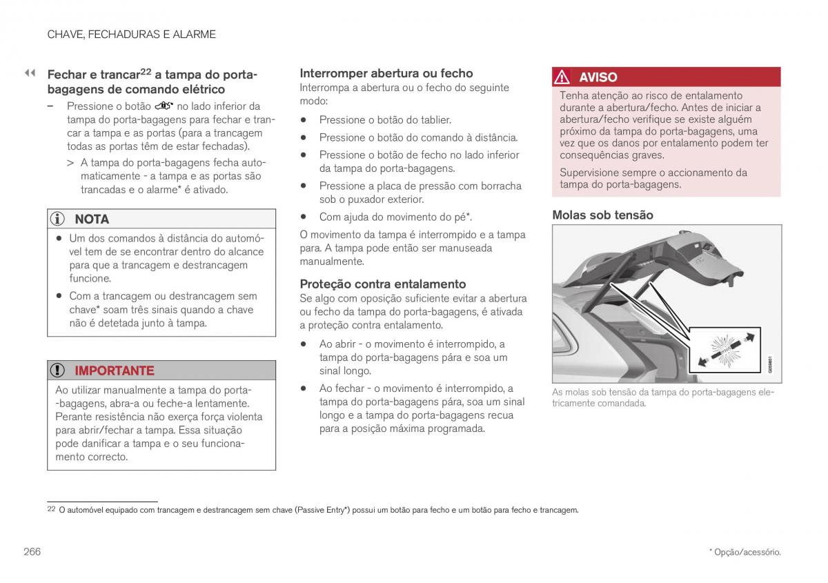 Volvo XC40 manual del propietario / page 268