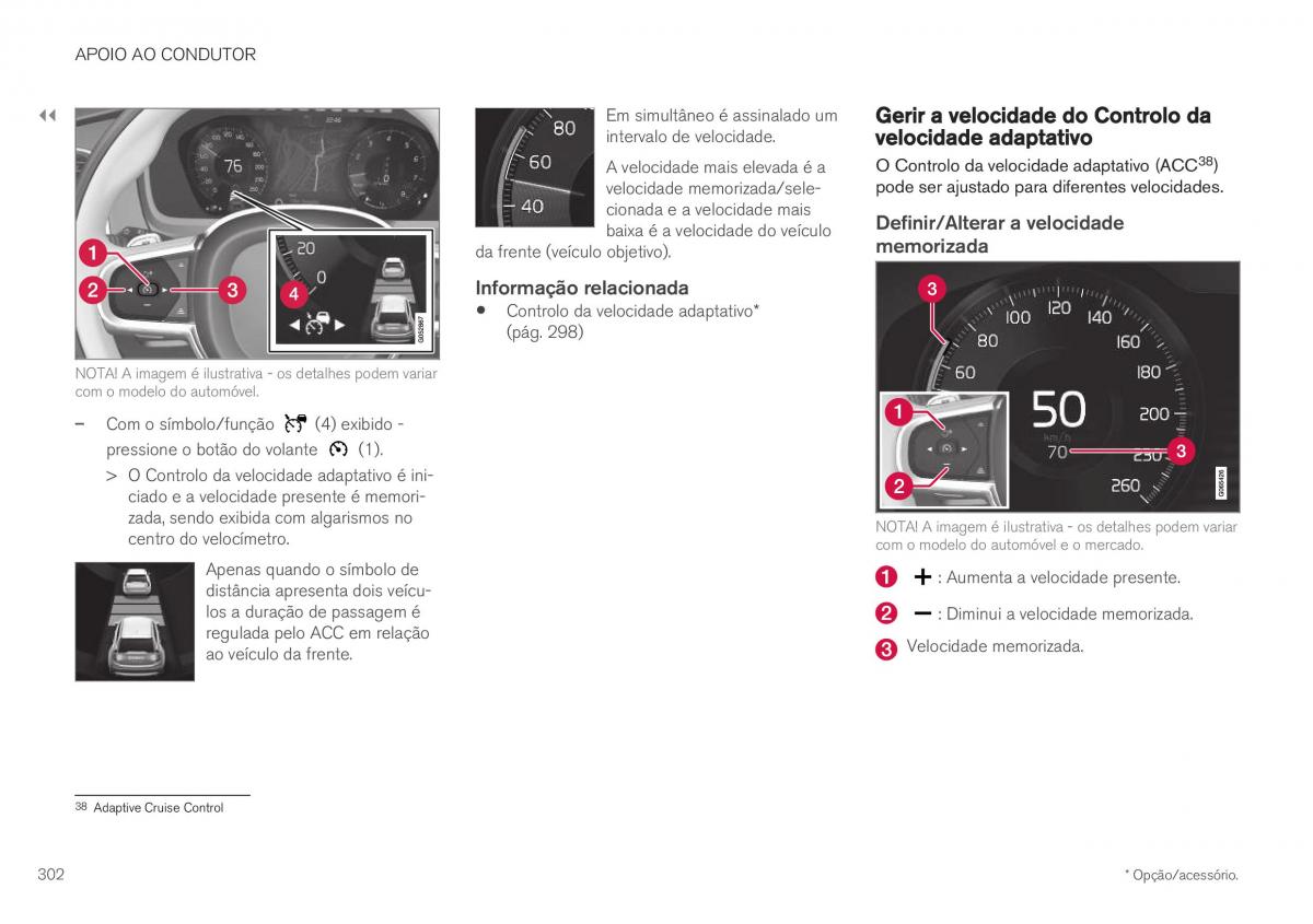 Volvo XC40 manual del propietario / page 304