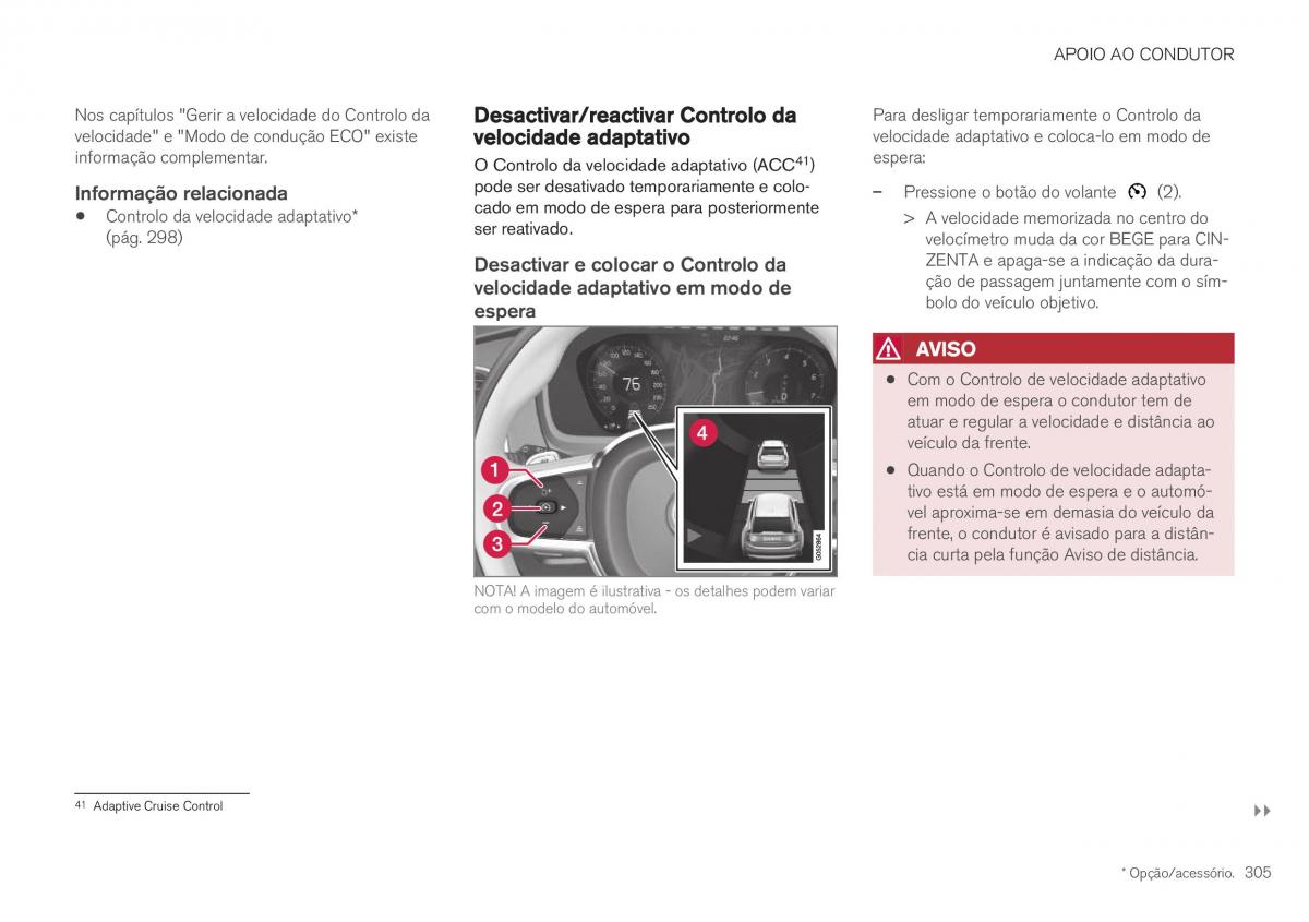 Volvo XC40 manual del propietario / page 307