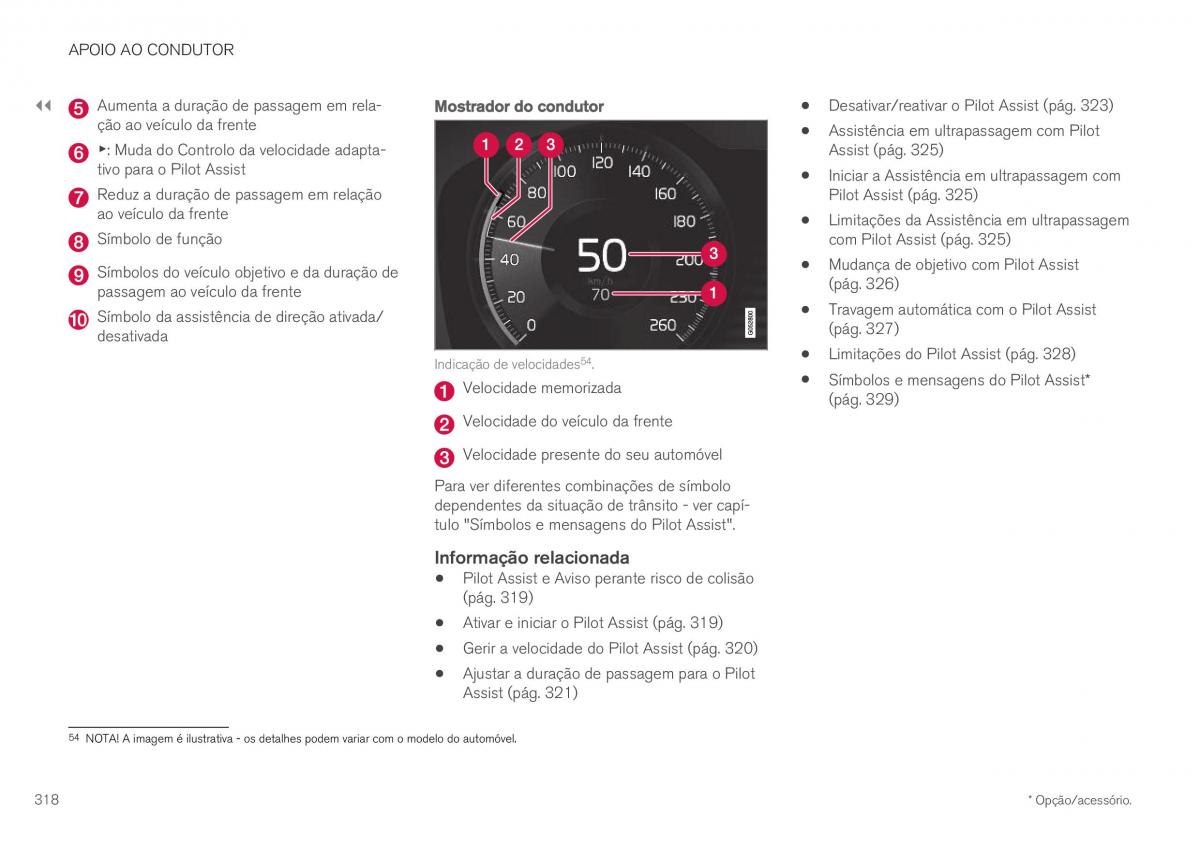 Volvo XC40 manual del propietario / page 320