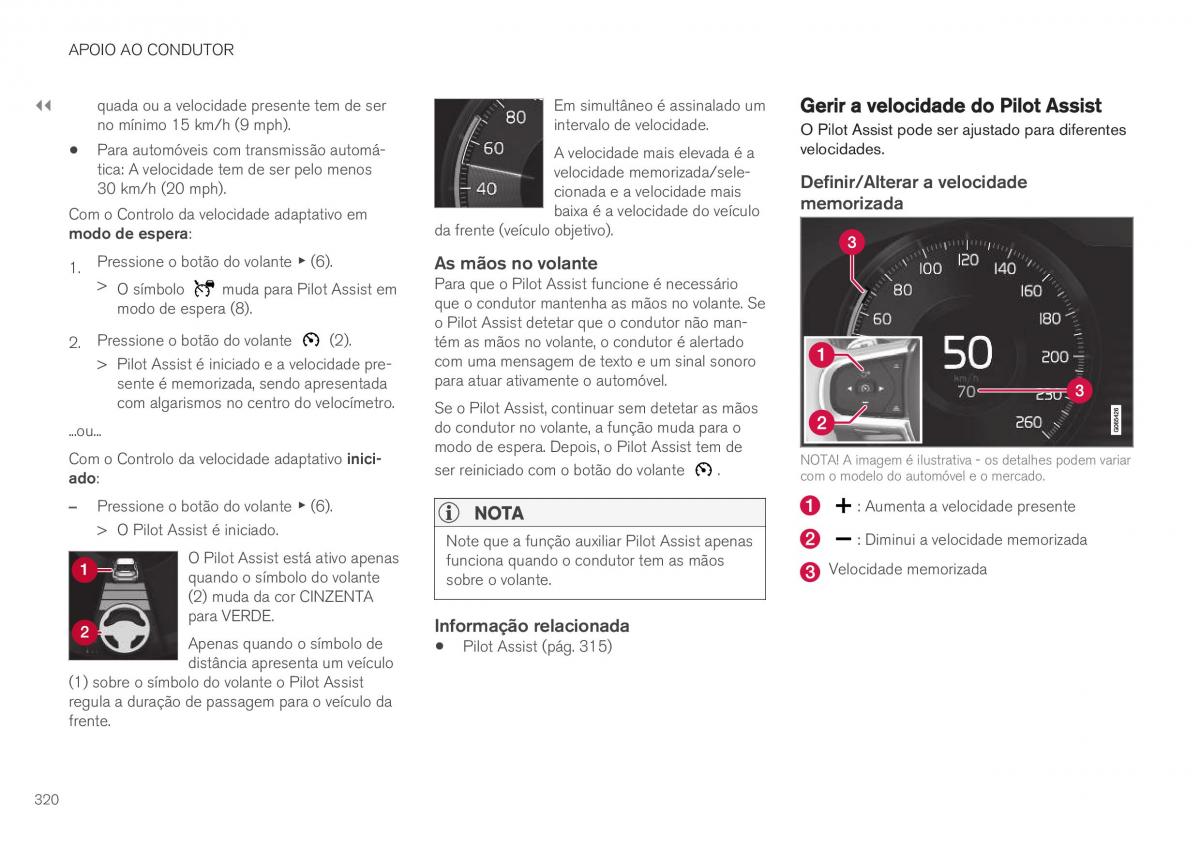 Volvo XC40 manual del propietario / page 322