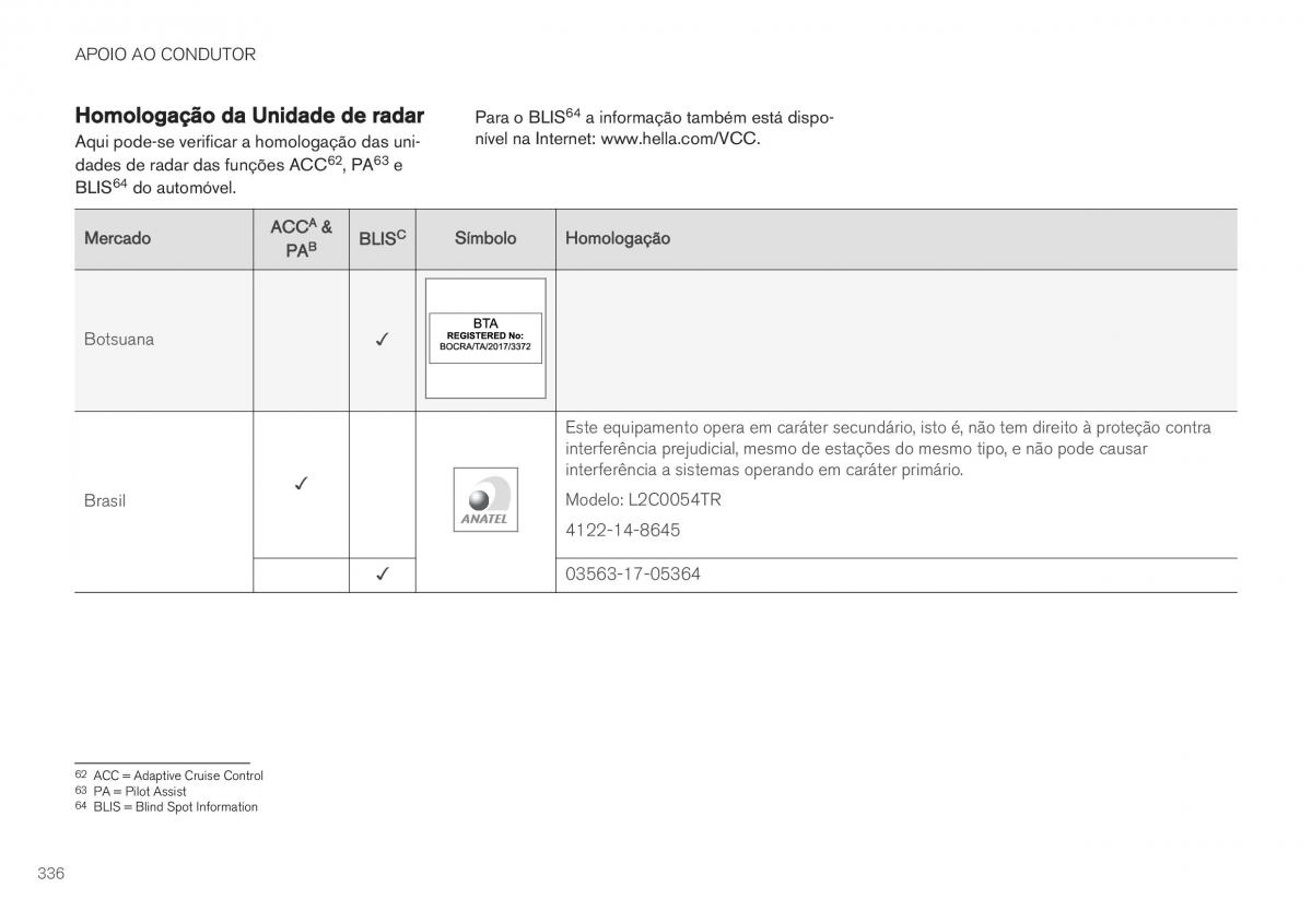 Volvo XC40 manual del propietario / page 338