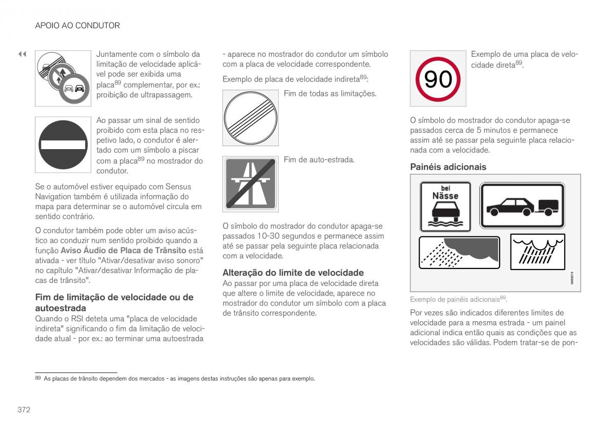 Volvo XC40 manual del propietario / page 374