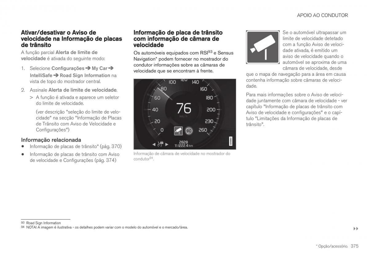 Volvo XC40 manual del propietario / page 377