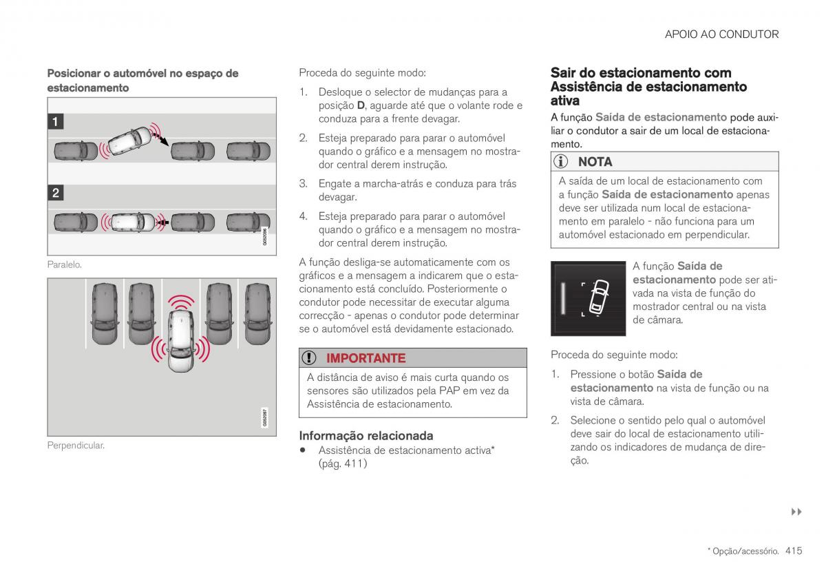 Volvo XC40 manual del propietario / page 417