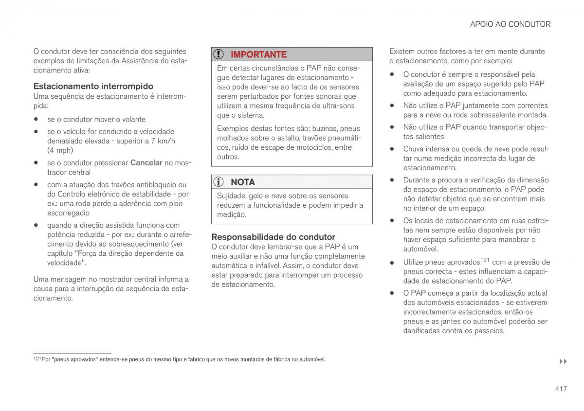 Volvo XC40 manual del propietario / page 419