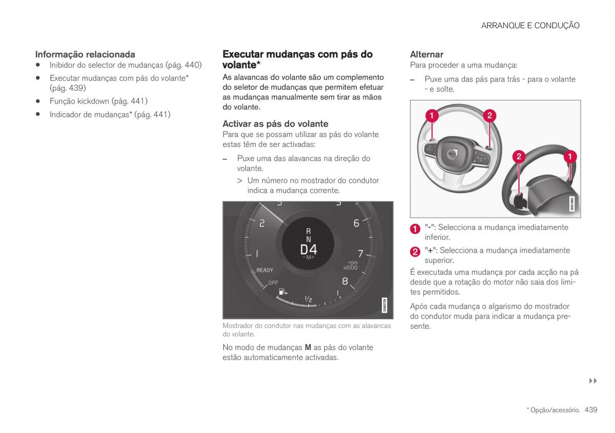 Volvo XC40 manual del propietario / page 441