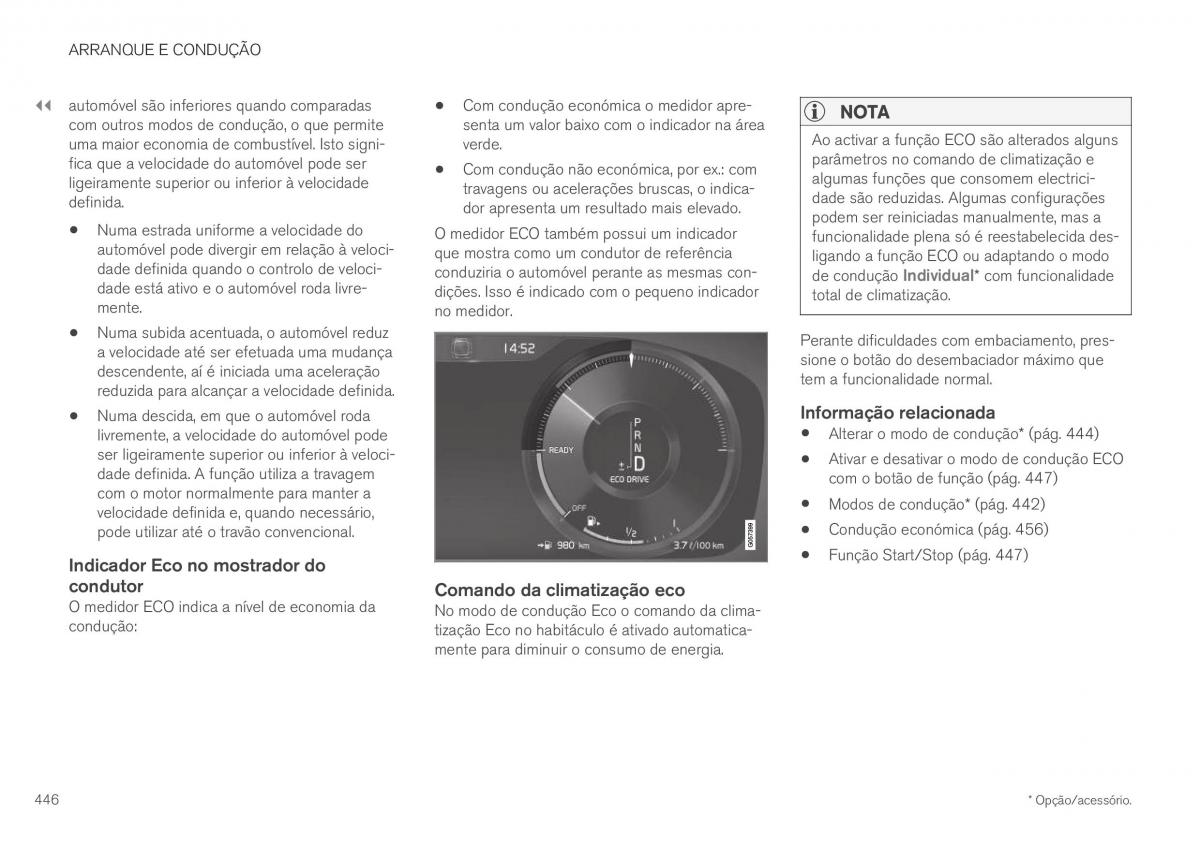 Volvo XC40 manual del propietario / page 448