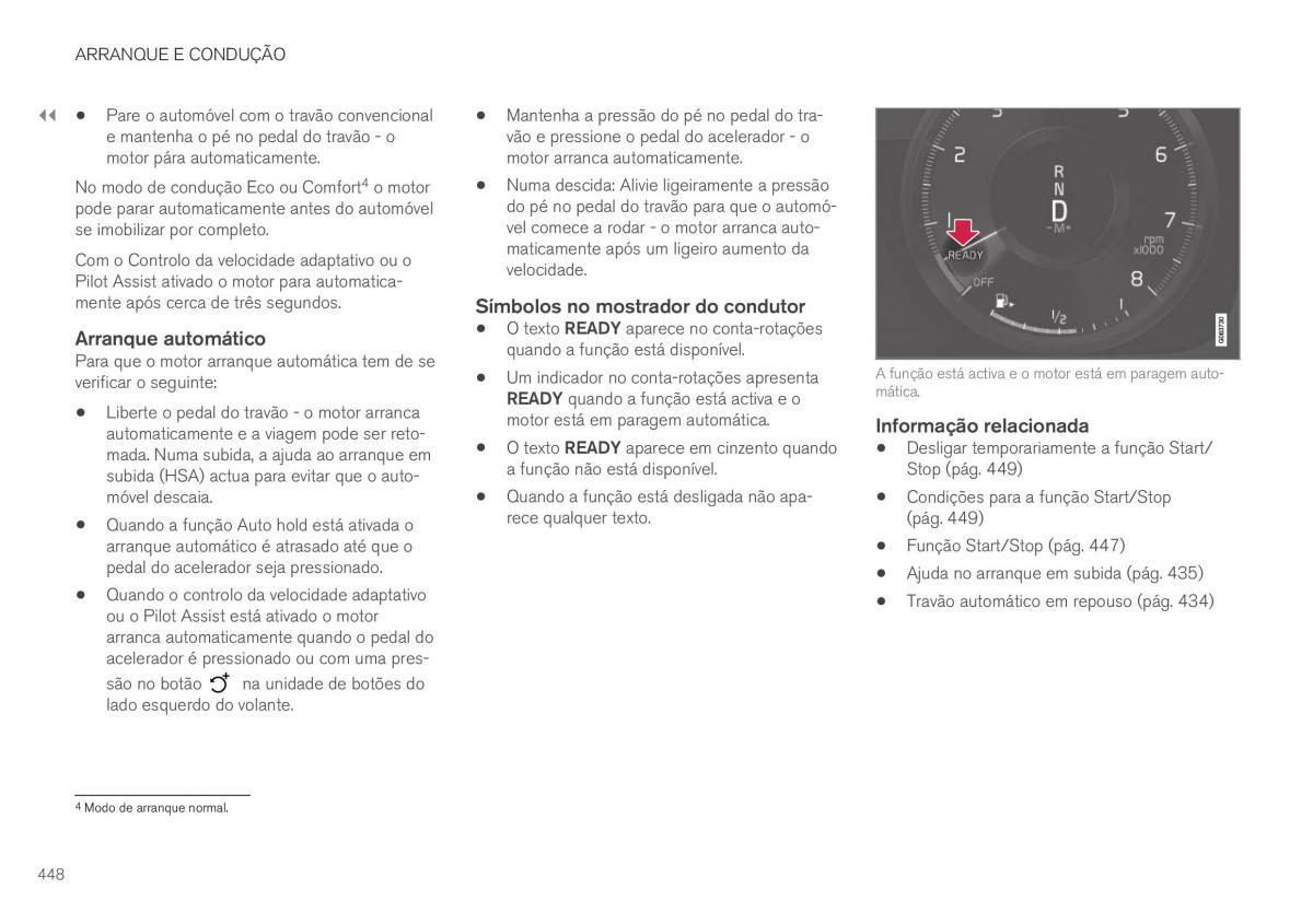 Volvo XC40 manual del propietario / page 450