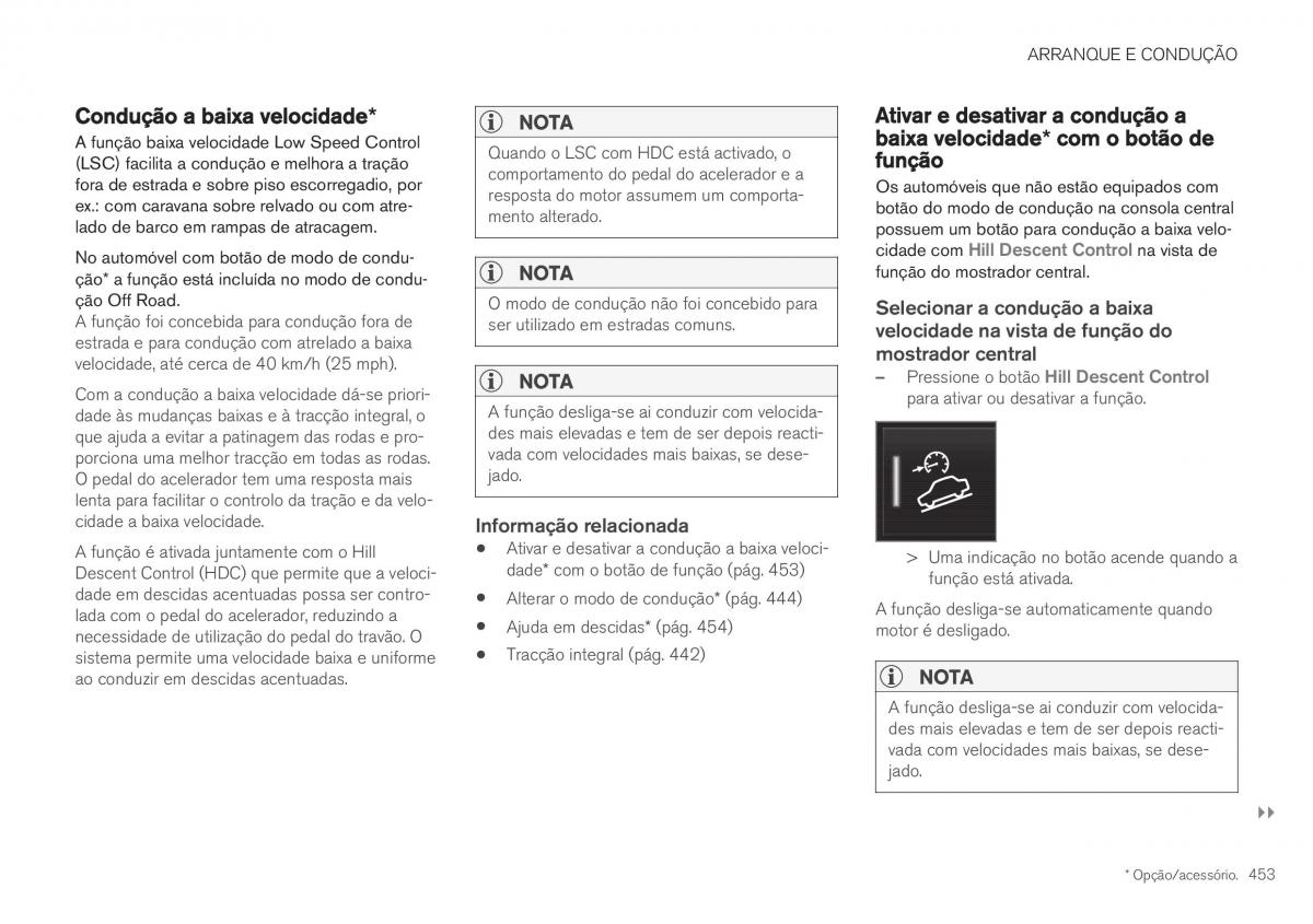 Volvo XC40 manual del propietario / page 455