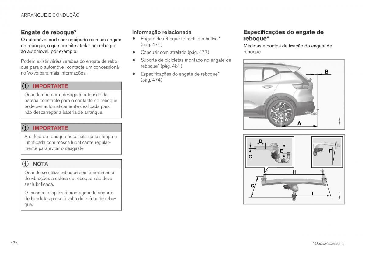 Volvo XC40 manual del propietario / page 476