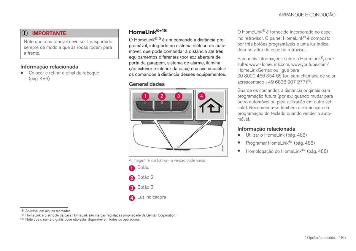 Volvo XC40 manual del propietario / page 487