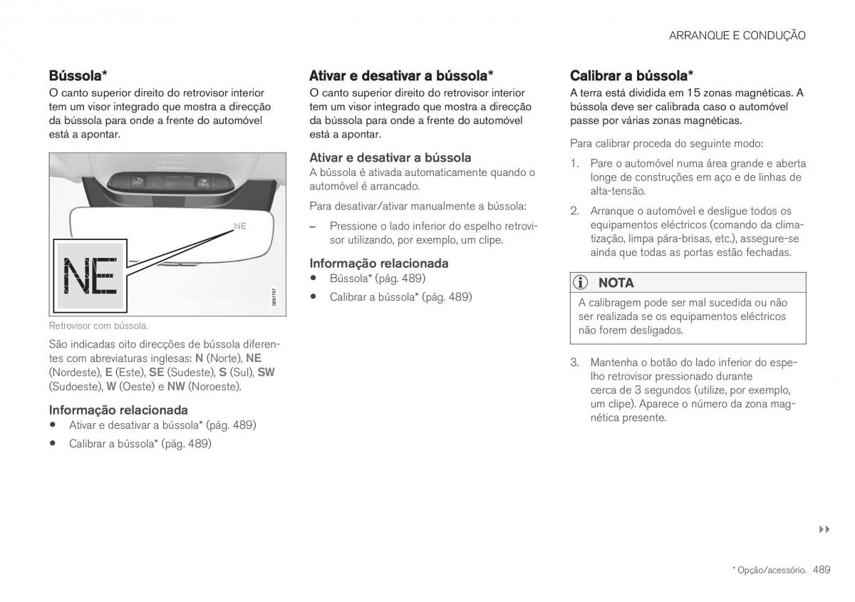 Volvo XC40 manual del propietario / page 491