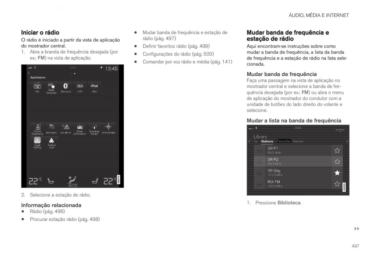 Volvo XC40 manual del propietario / page 499