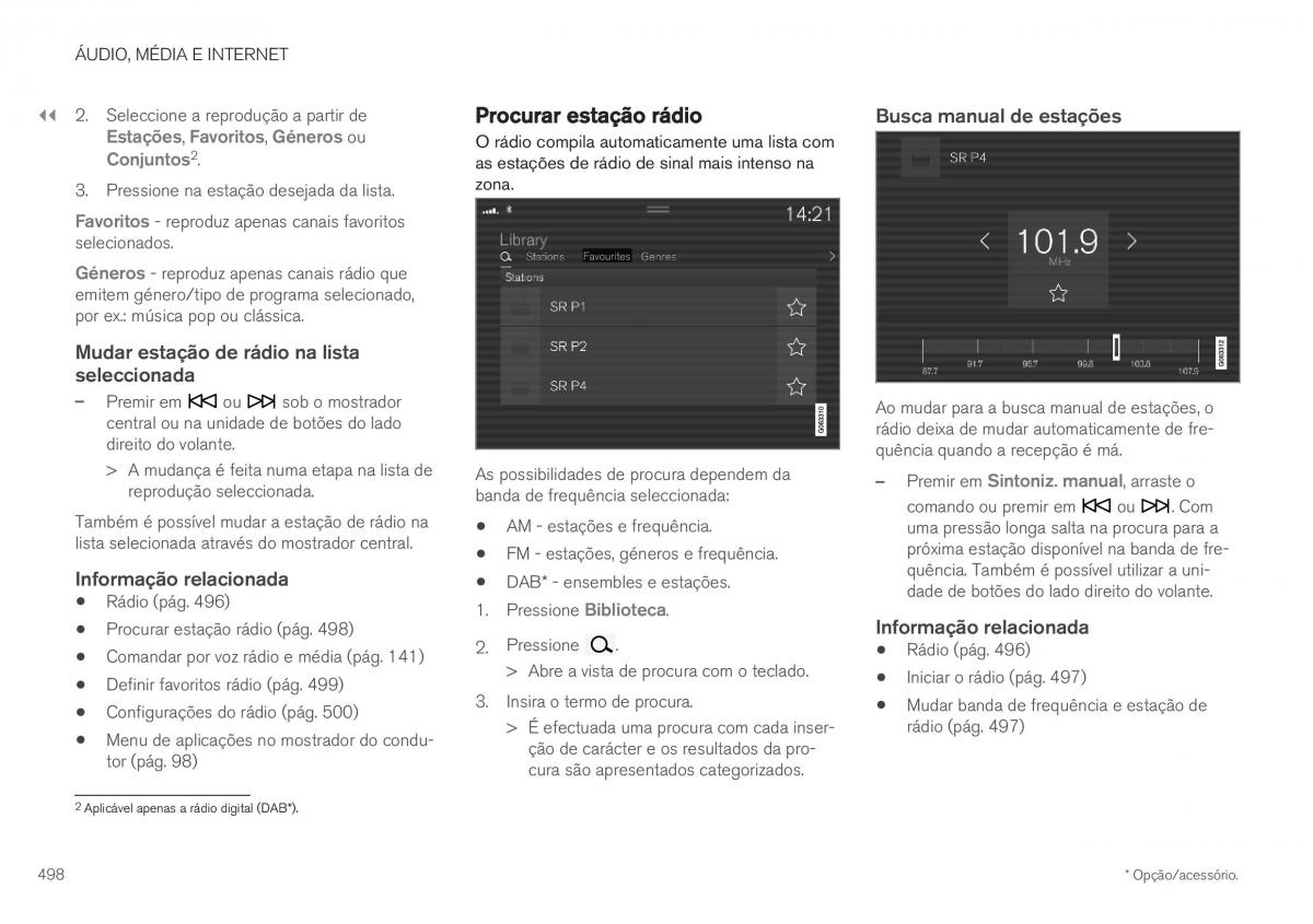 Volvo XC40 manual del propietario / page 500