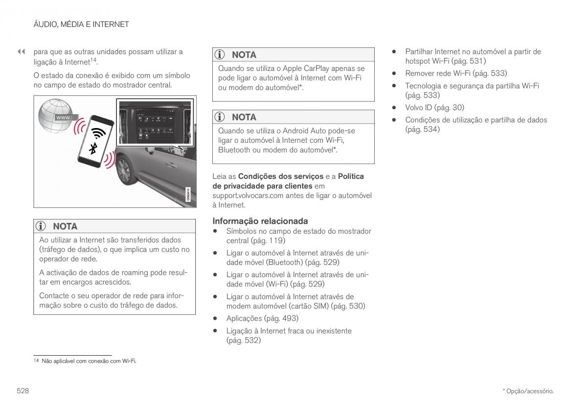 Volvo XC40 manual del propietario / page 530