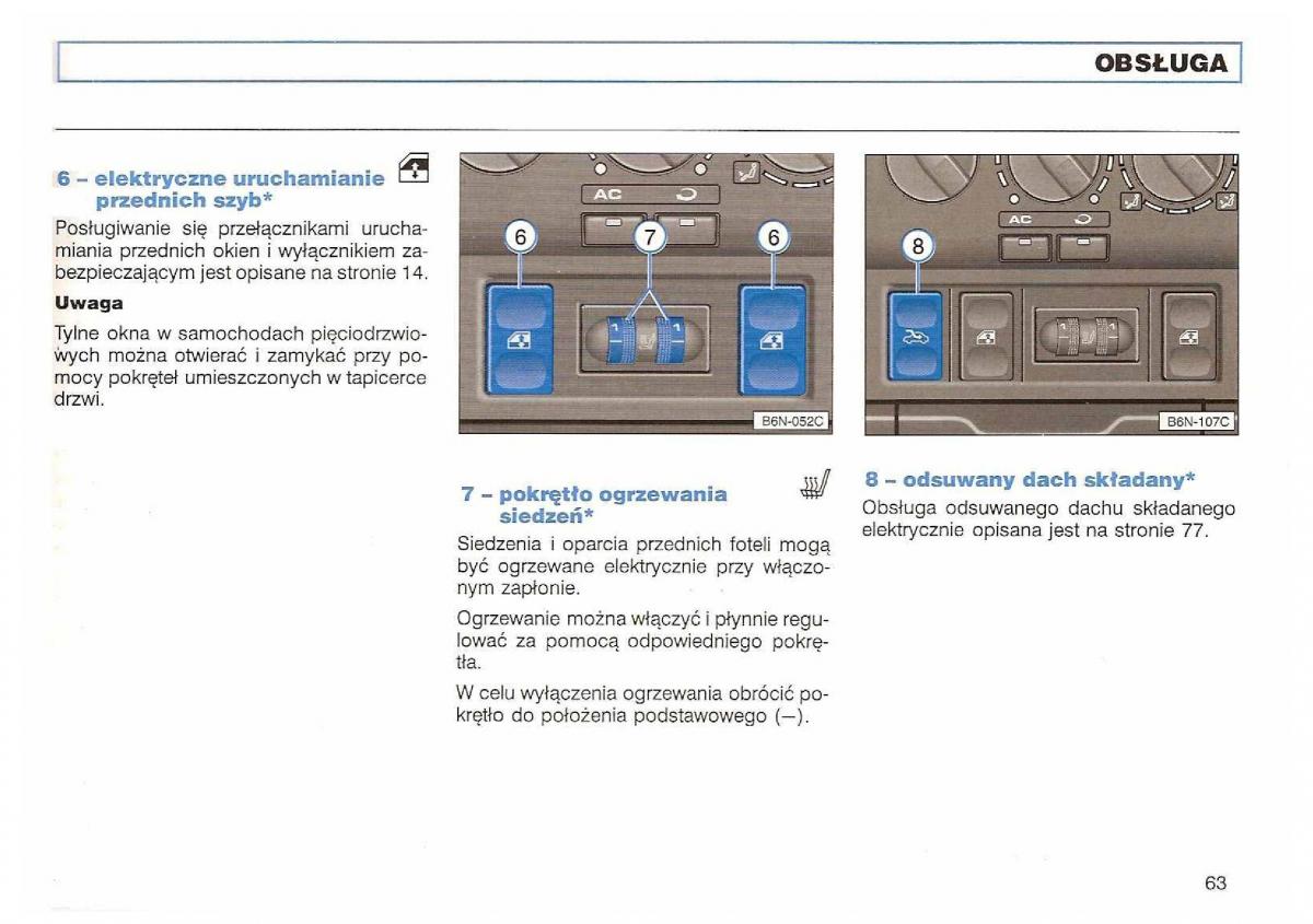 VW Polo III 3 instrukcja obslugi / page 65