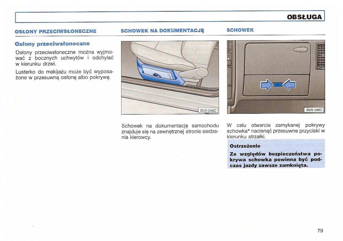 VW Polo III 3 instrukcja obslugi / page 81