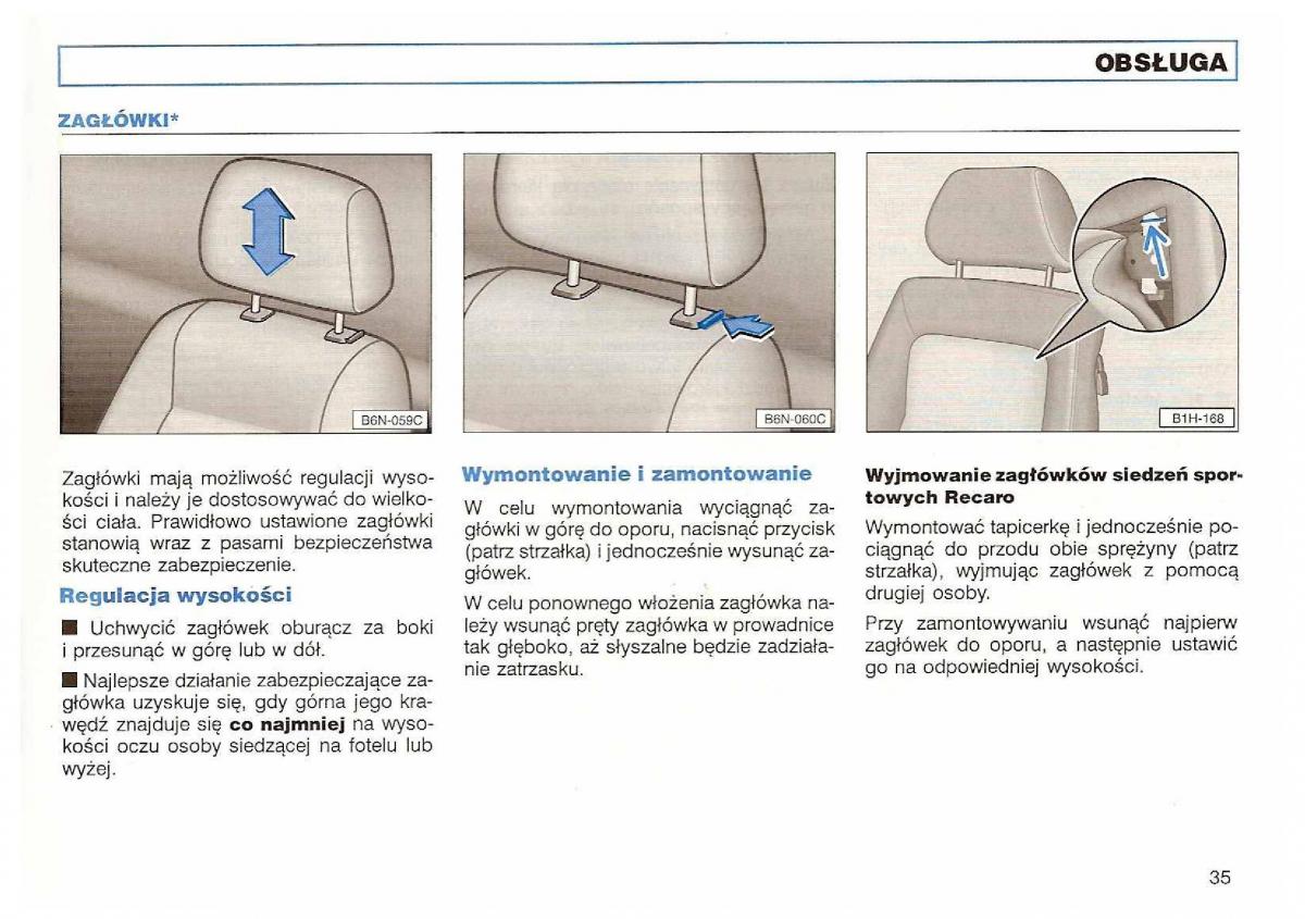 VW Polo III 3 instrukcja obslugi / page 37