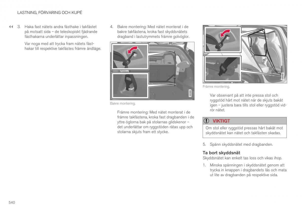 Volvo XC40 instruktionsbok / page 542