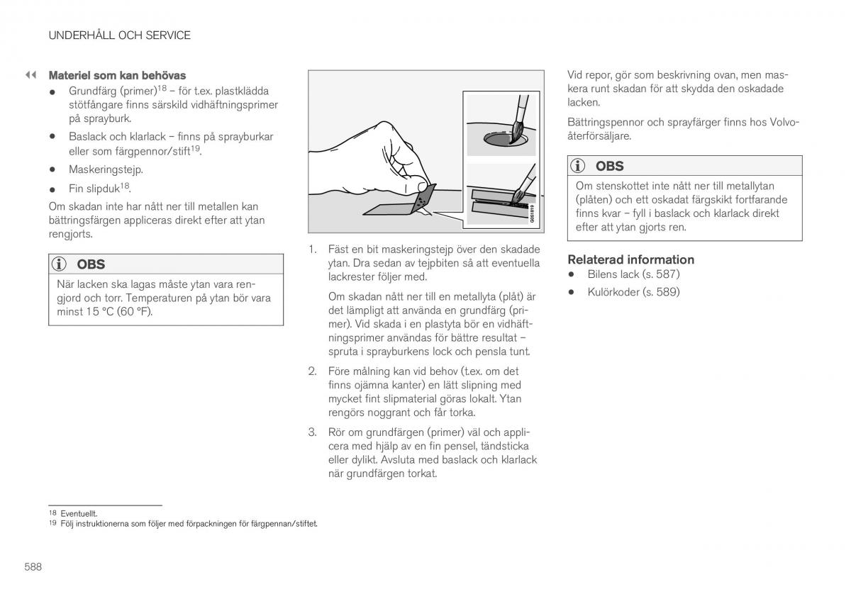 Volvo XC40 instruktionsbok / page 590