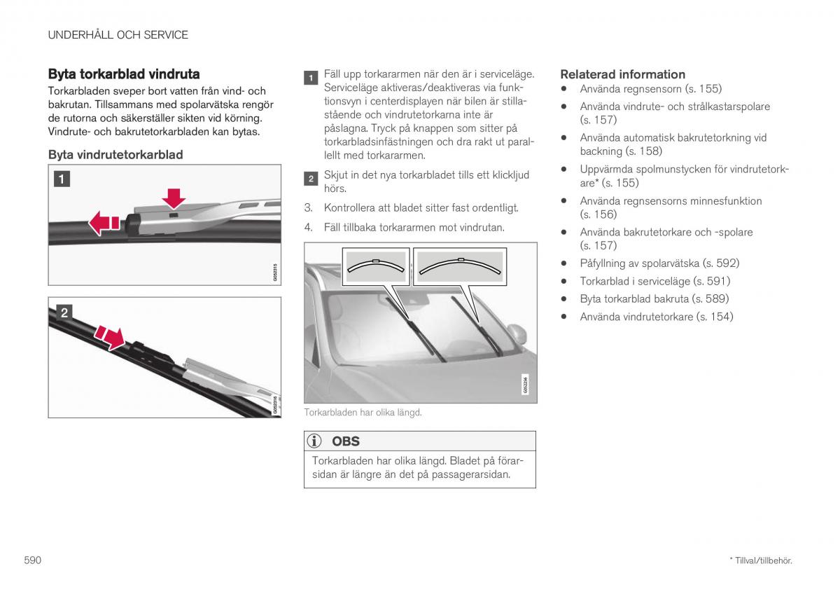 Volvo XC40 instruktionsbok / page 592