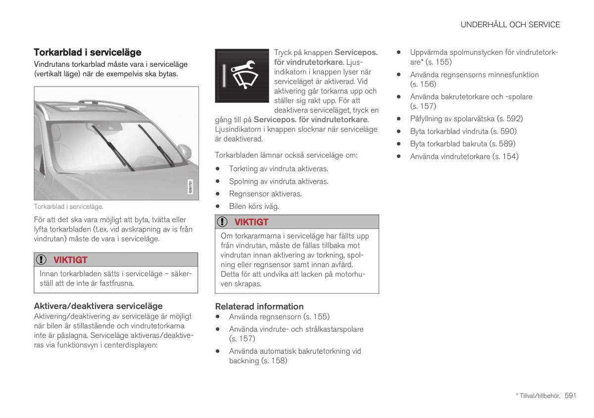 Volvo XC40 instruktionsbok / page 593