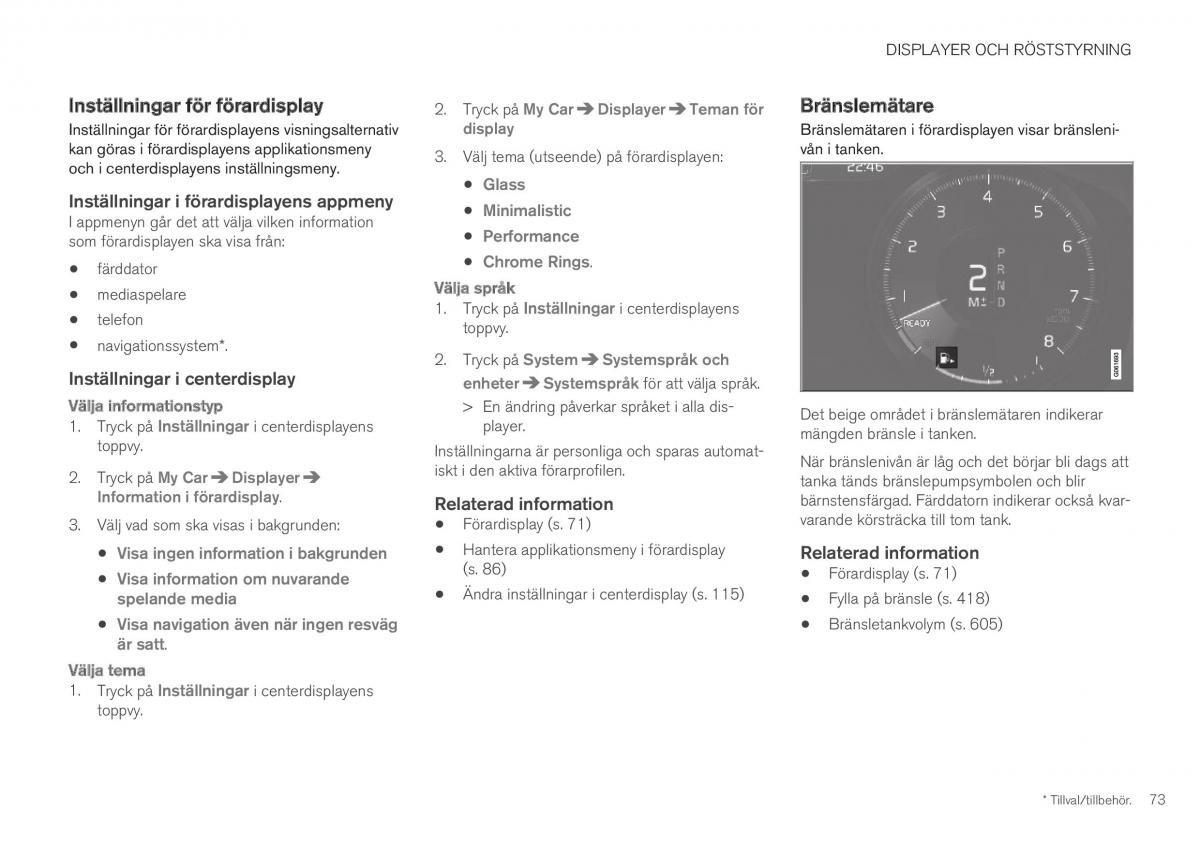 Volvo XC40 instruktionsbok / page 75