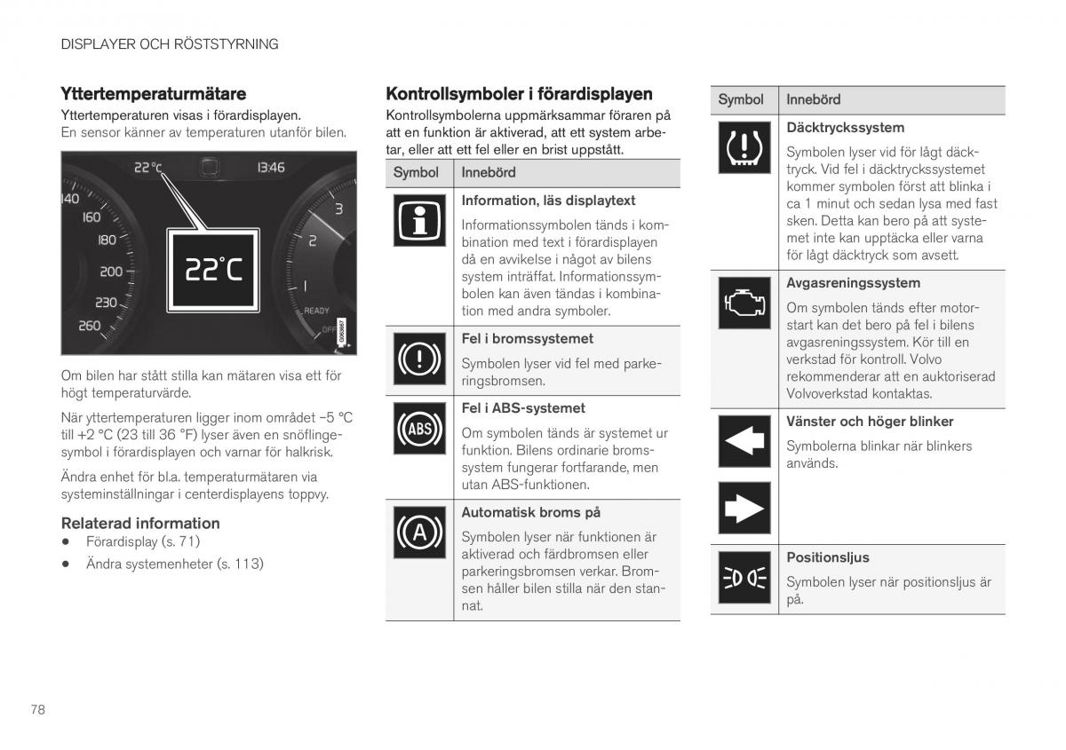 Volvo XC40 instruktionsbok / page 80