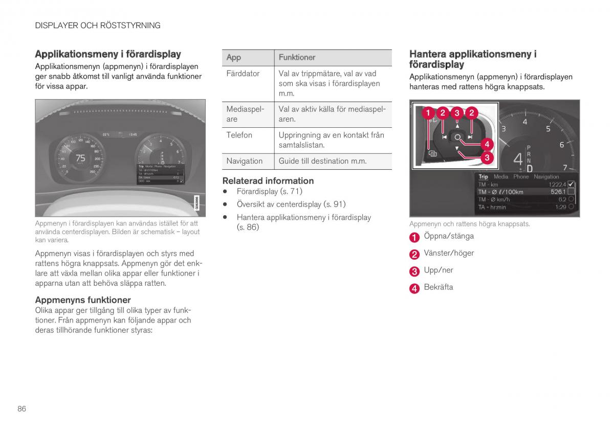 Volvo XC40 instruktionsbok / page 88