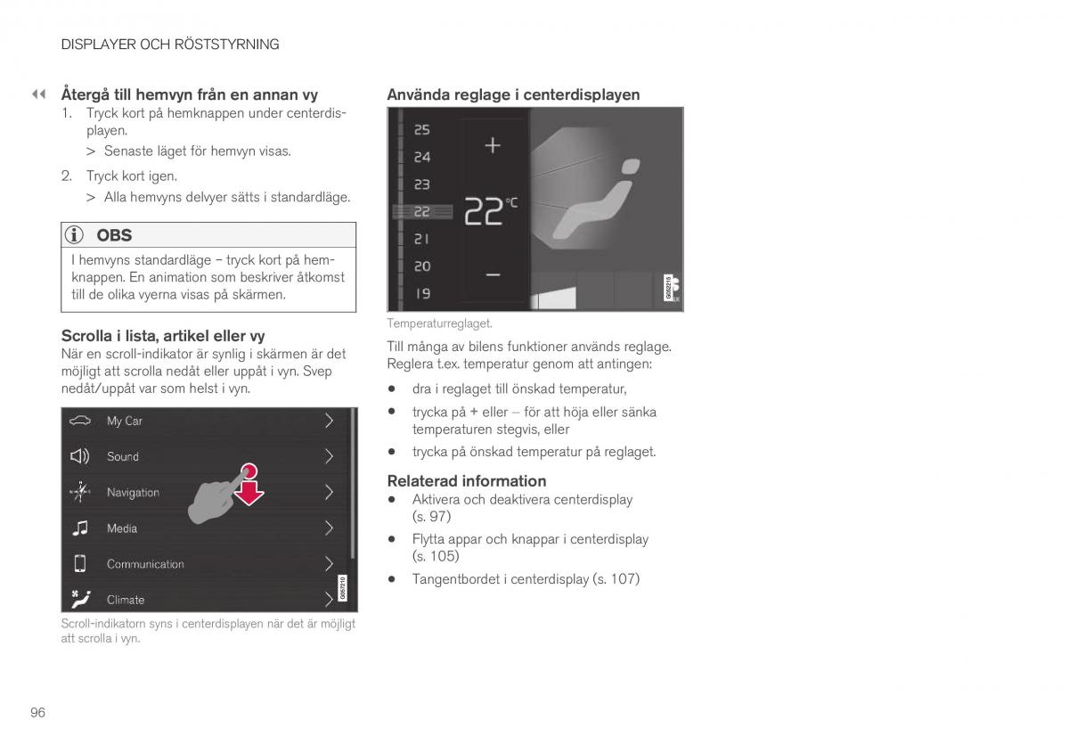 Volvo XC40 instruktionsbok / page 98