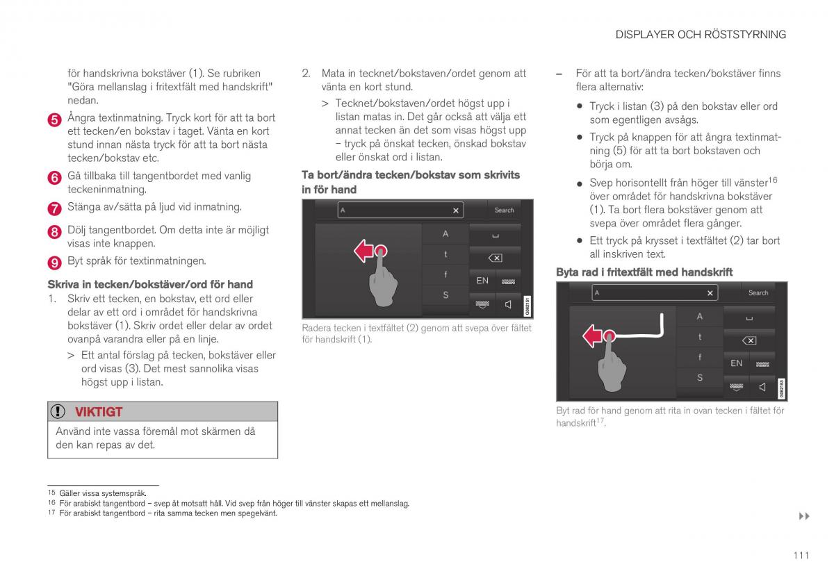 Volvo XC40 instruktionsbok / page 113