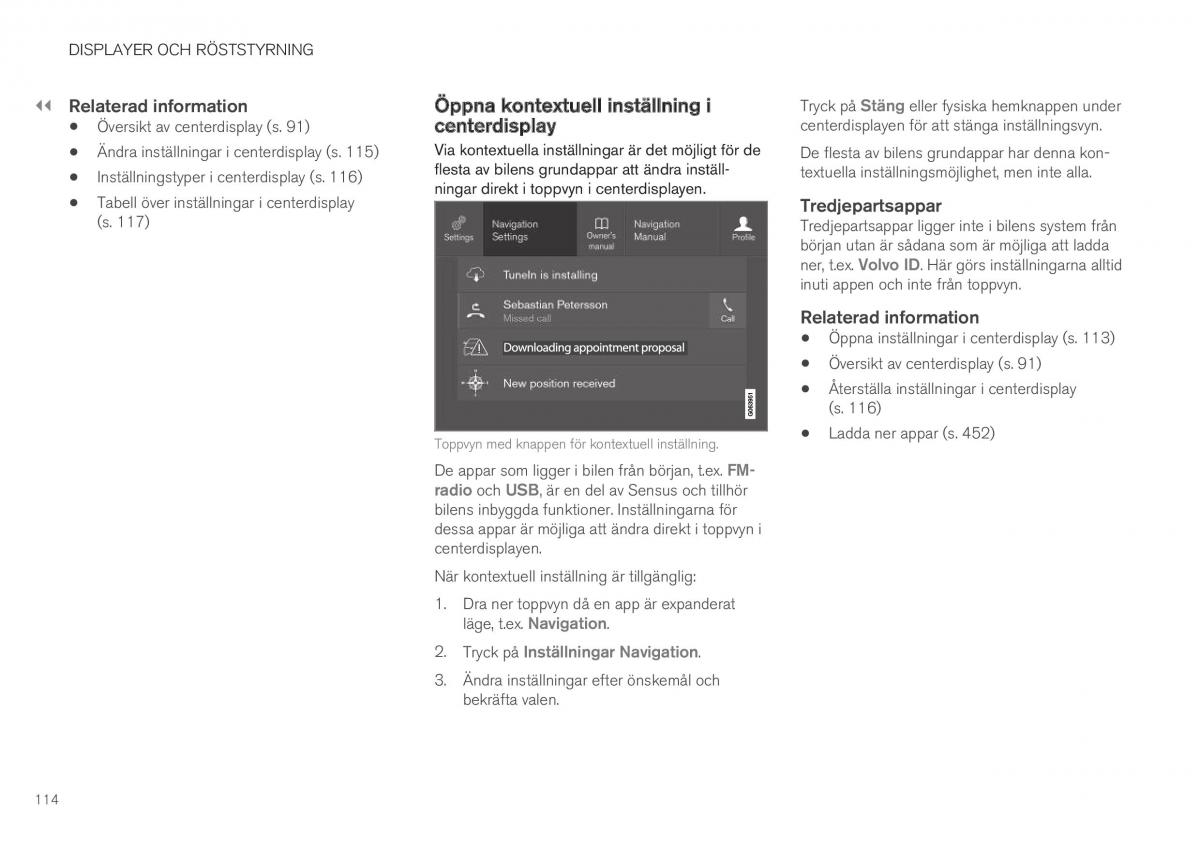 Volvo XC40 instruktionsbok / page 116