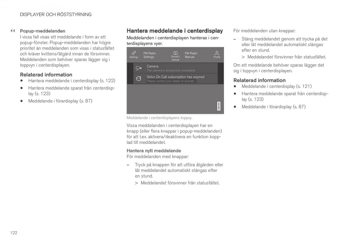 Volvo XC40 instruktionsbok / page 124