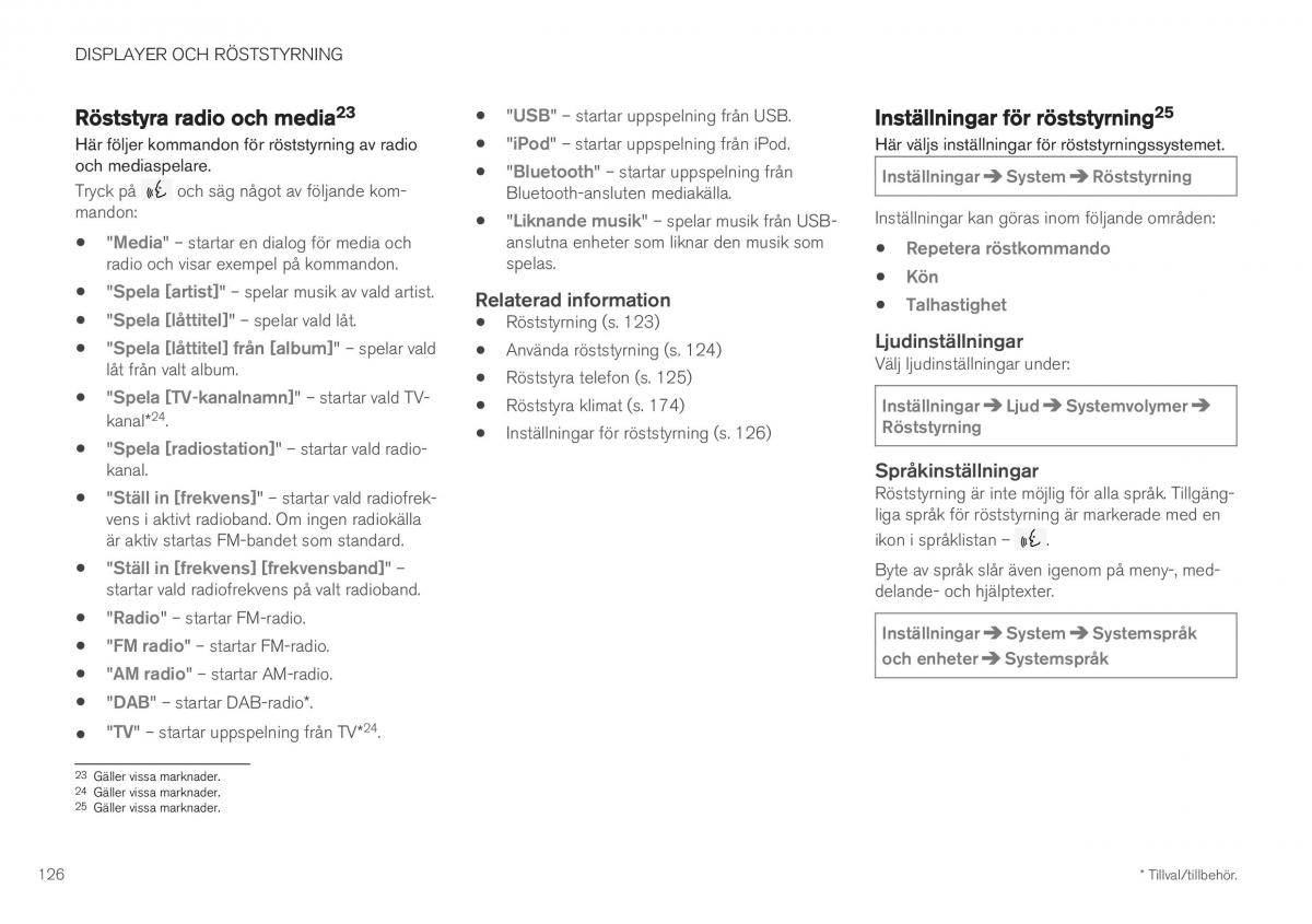 Volvo XC40 instruktionsbok / page 128