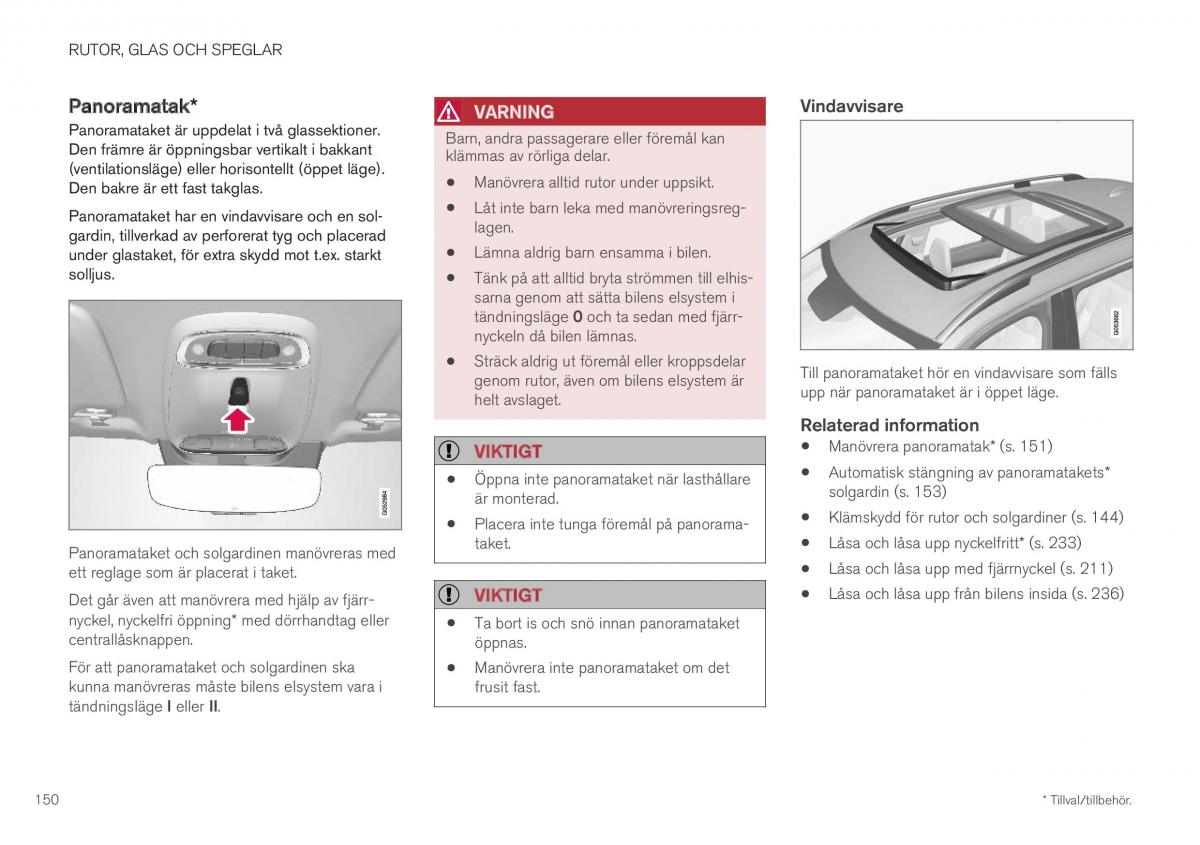 Volvo XC40 instruktionsbok / page 152