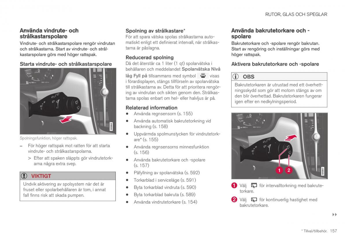 Volvo XC40 instruktionsbok / page 159