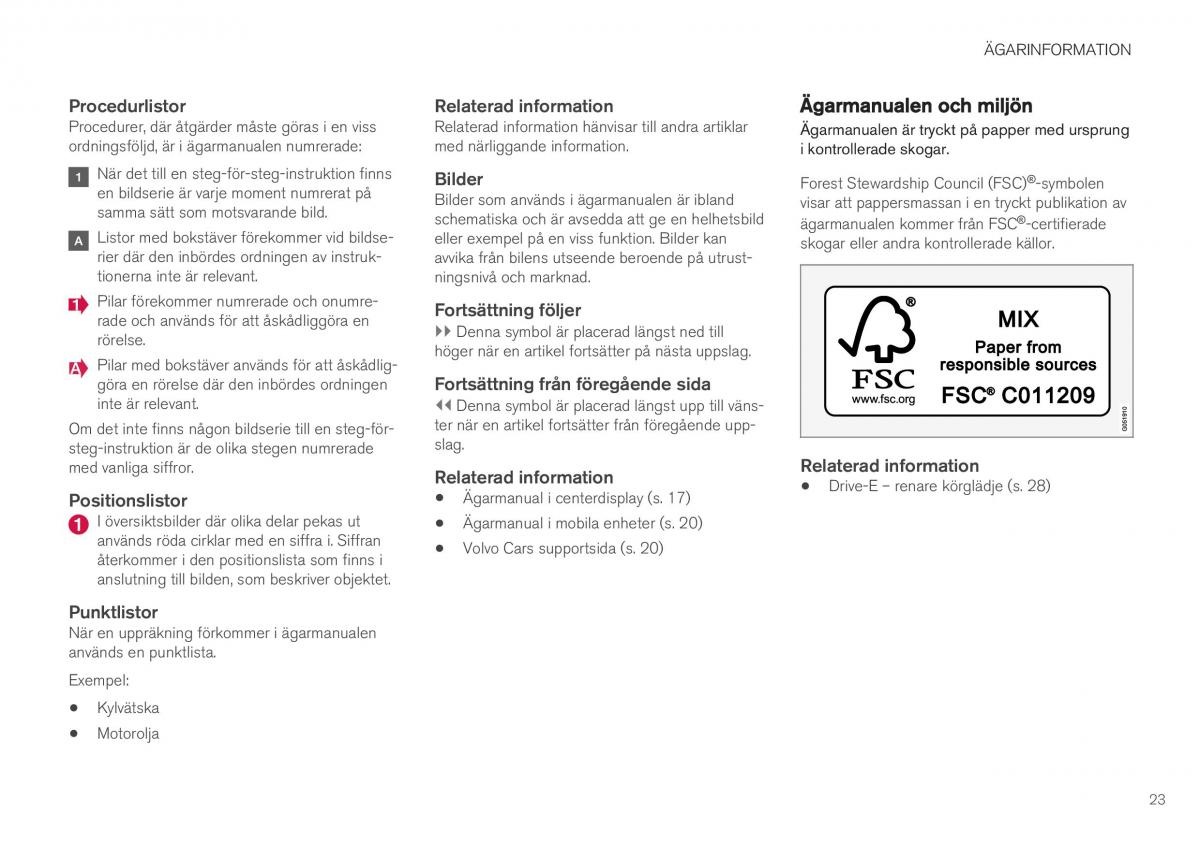 Volvo XC40 instruktionsbok / page 25