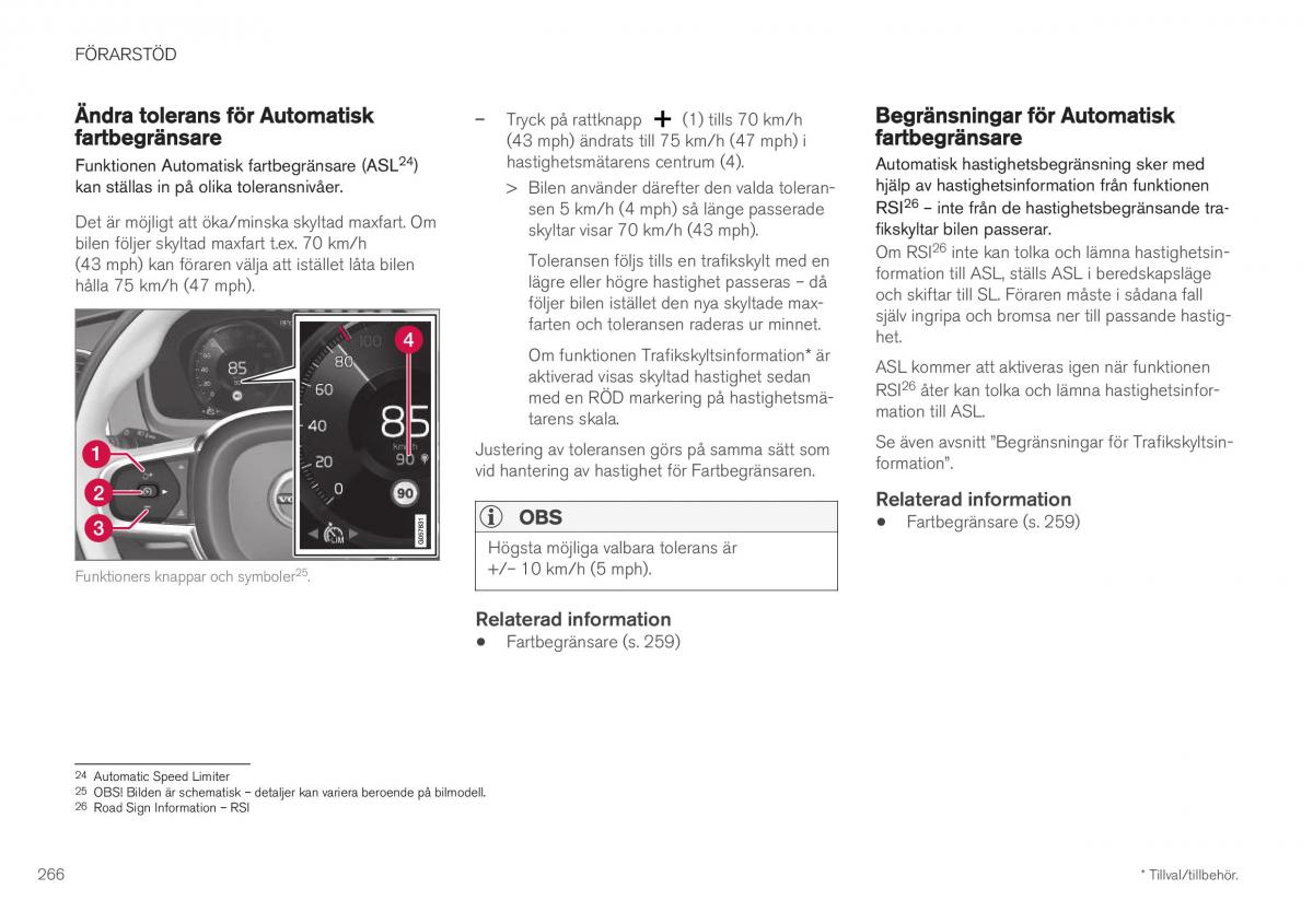 Volvo XC40 instruktionsbok / page 268