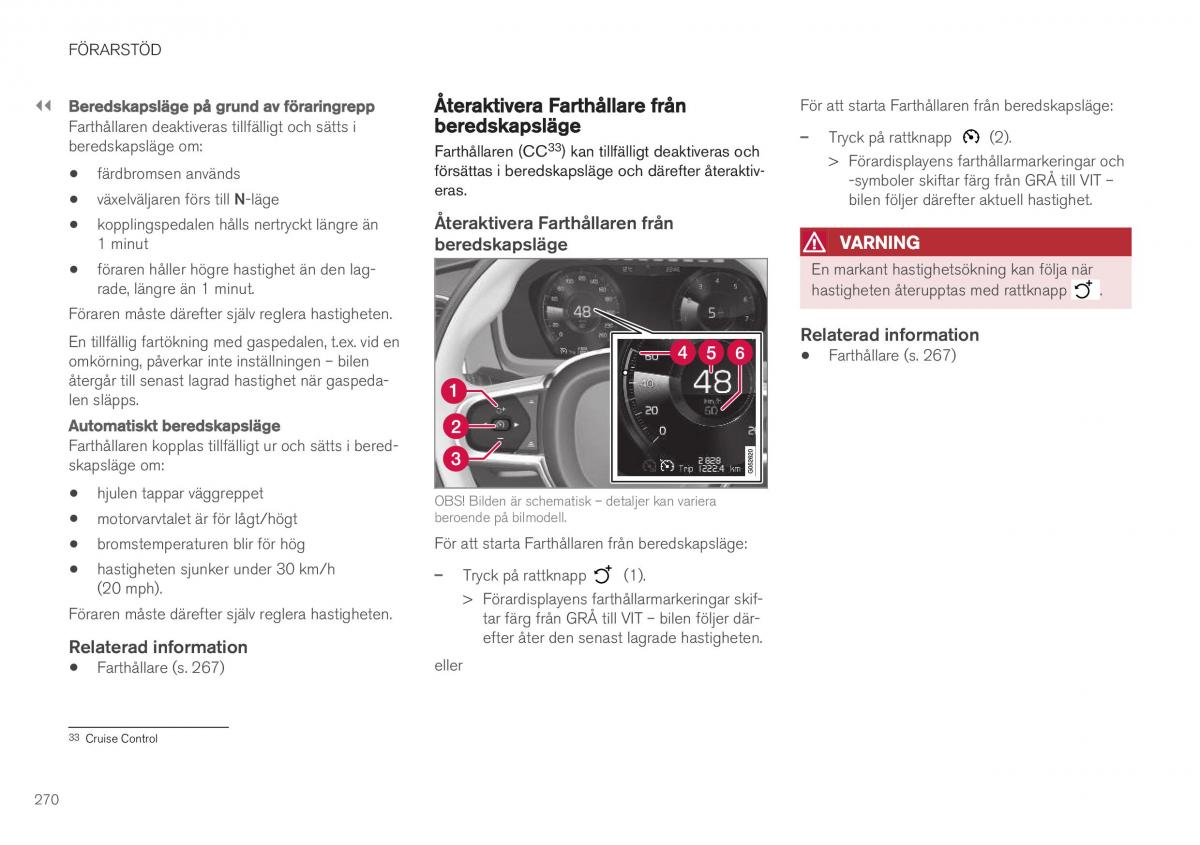 Volvo XC40 instruktionsbok / page 272