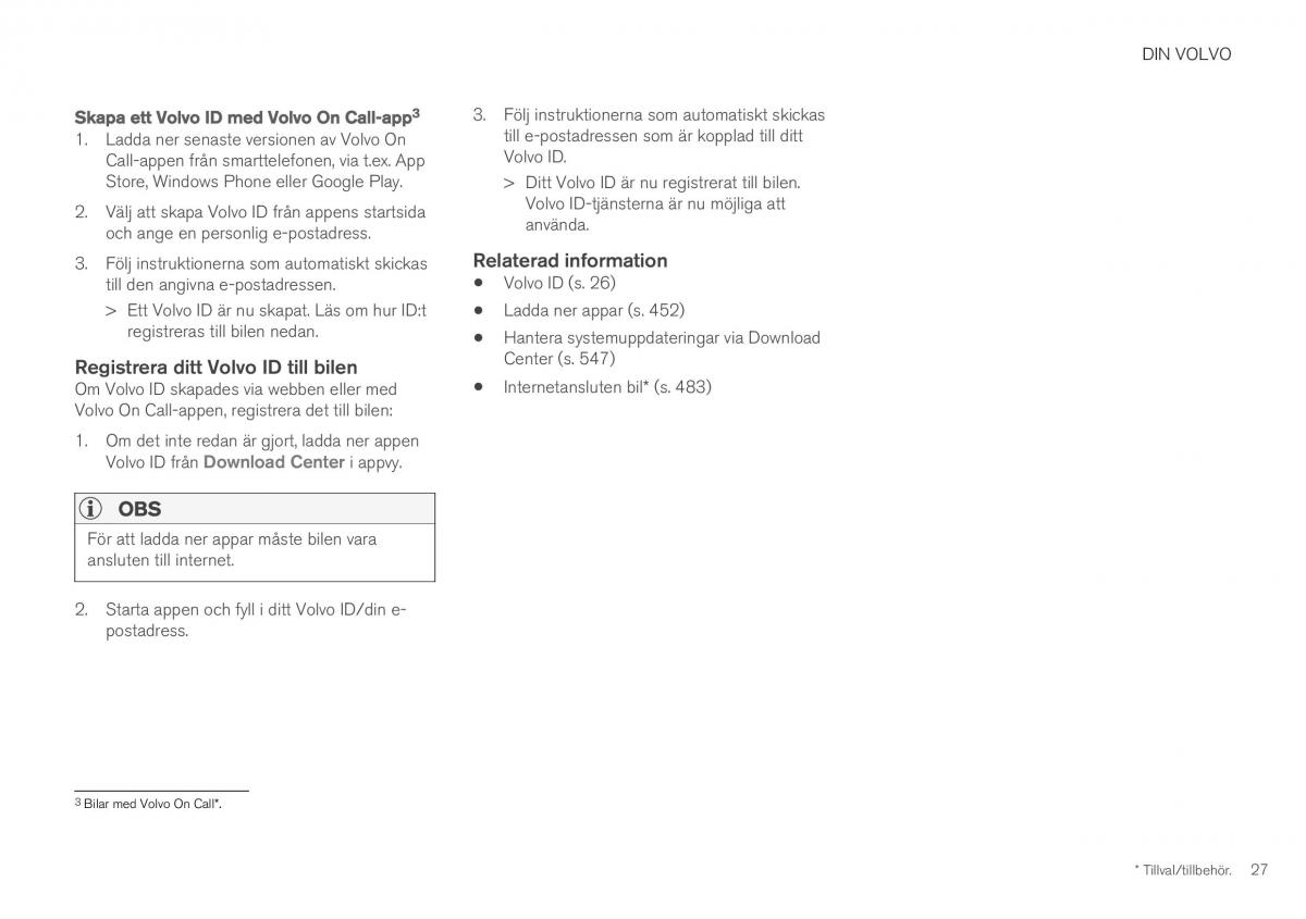 Volvo XC40 instruktionsbok / page 29