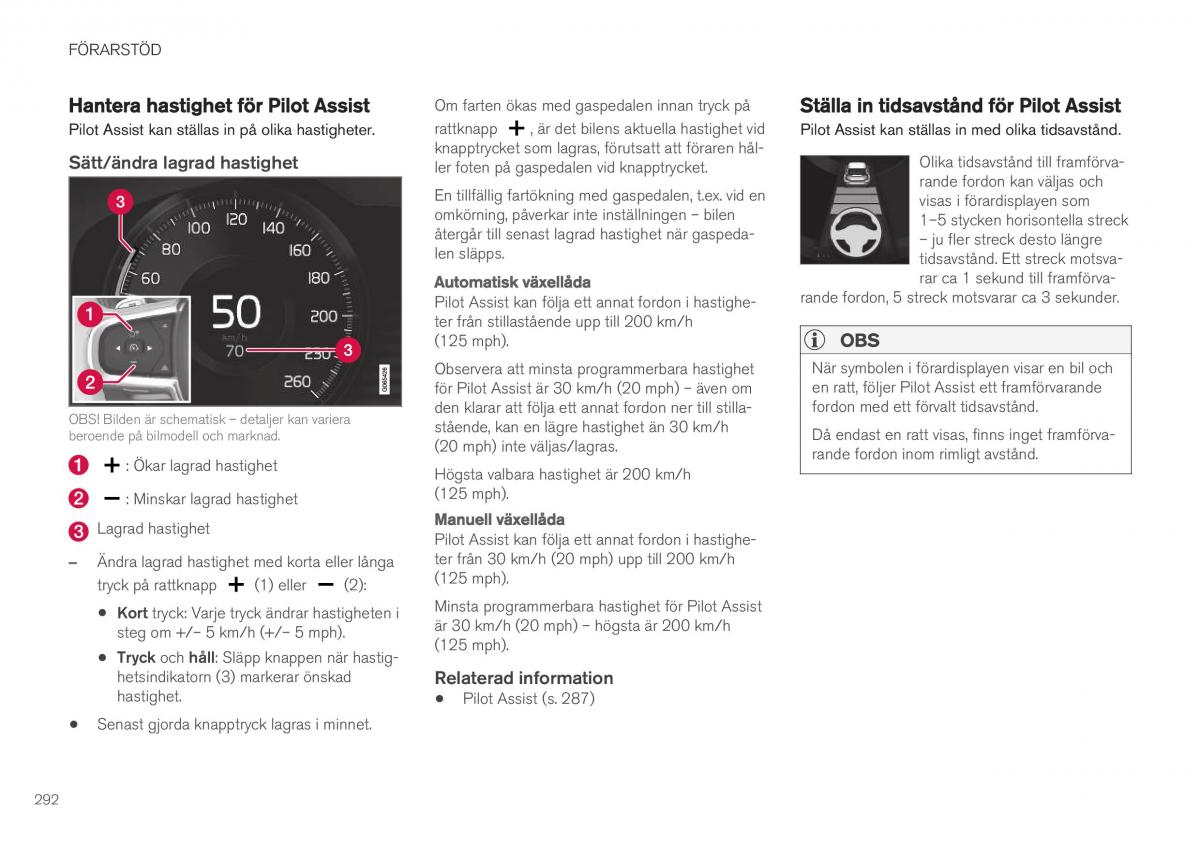 Volvo XC40 instruktionsbok / page 294