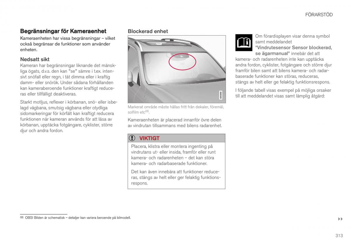 Volvo XC40 instruktionsbok / page 315