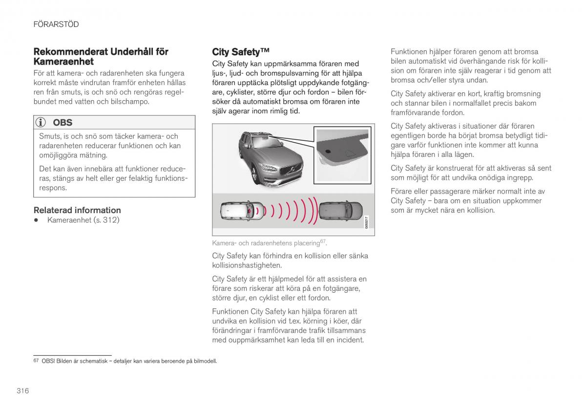 Volvo XC40 instruktionsbok / page 318