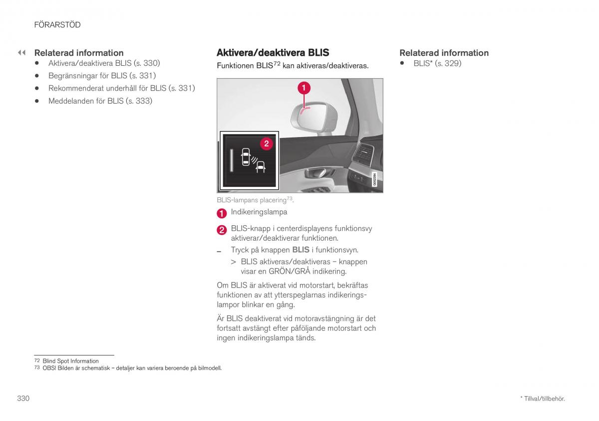 Volvo XC40 instruktionsbok / page 332